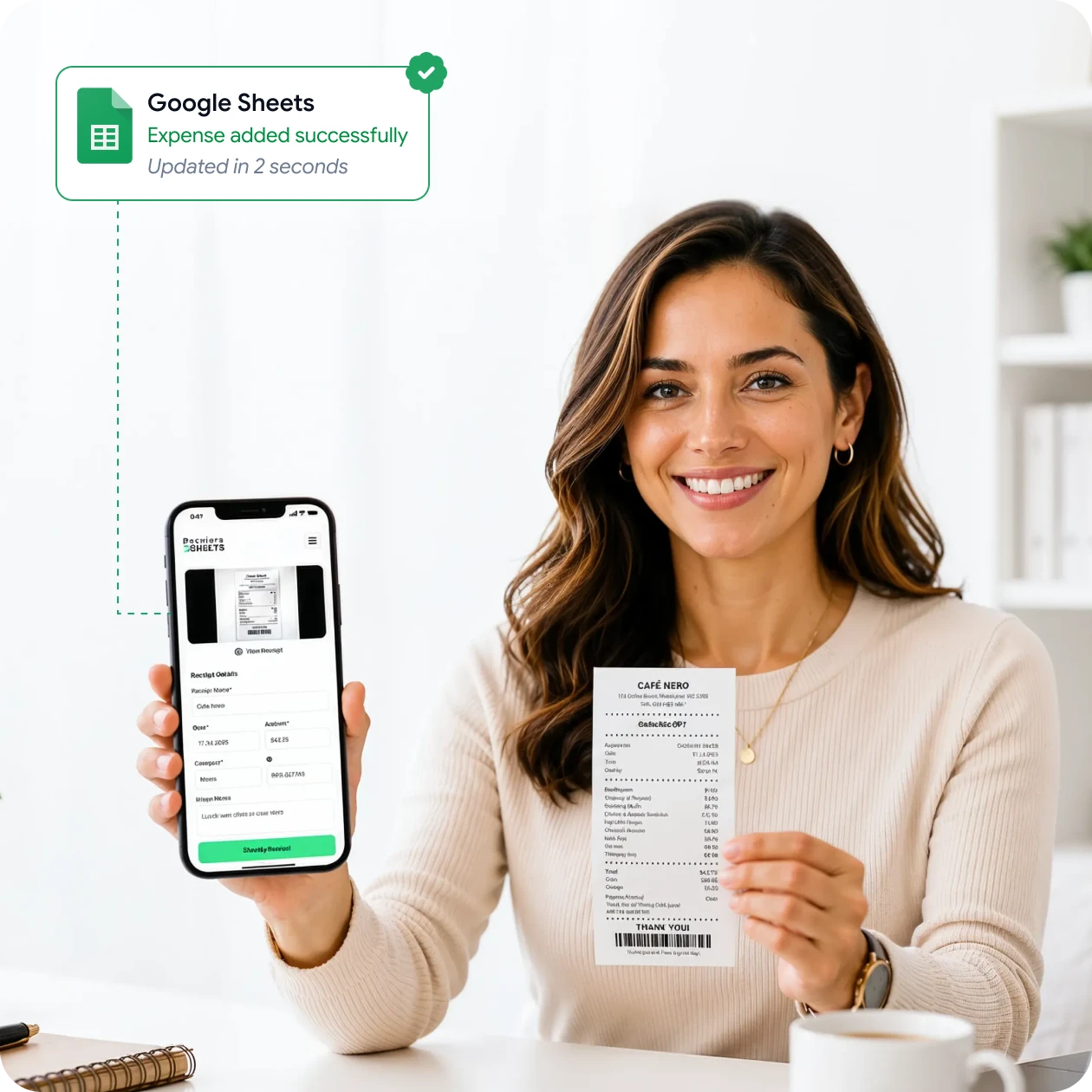 Receipts2Sheets Banner Image